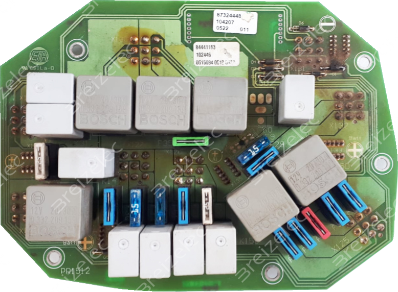 FUSE & RELAYS BOARD CL, CS, CSX SERIES MANHFF00756 Breizelec
